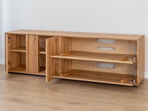 Miniaturka 3 - Wnętrze szafki RTV z półkami do przechowywania