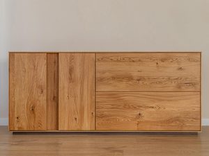 Miniaturka 3 - Nowoczesna komoda z litego drewna do salonu