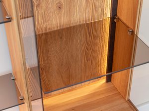 Miniaturka 2 - Szklana półka do witryny z oświetleniem LED