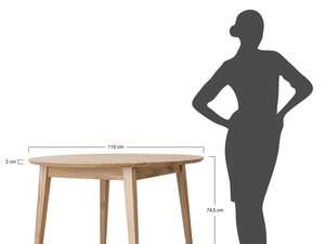 Miniaturka 5 - Detal konstrukcji nóg stołu dębowego, skandynawski design