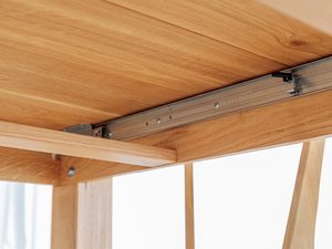 Miniaturka 13 - Mechanizm prowadnic do rozkładania drewnianego stołu z litego dębu