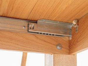 Miniaturka 14 - Mechanizm prowadnic do rozkładania drewnianego stołu