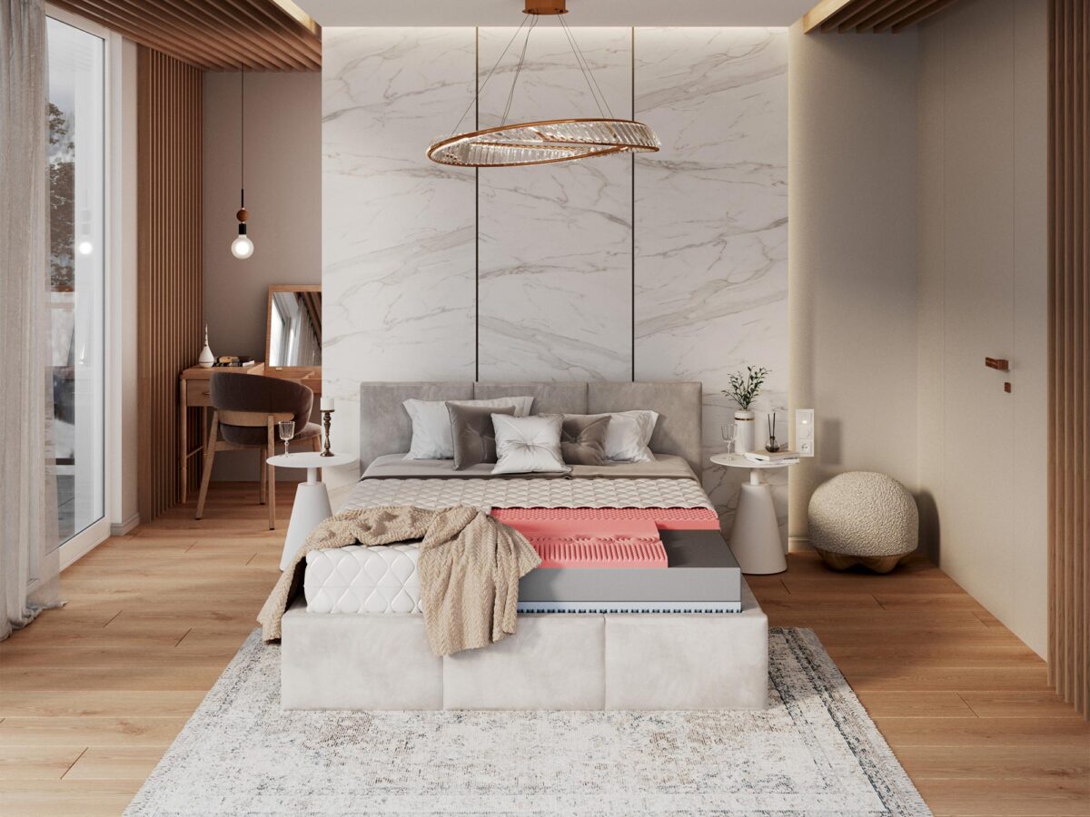 Sypialnia w stylu eklektycznym 2026