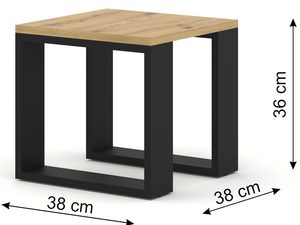 Miniaturka 7 - Stolik kawowy z wymiarami