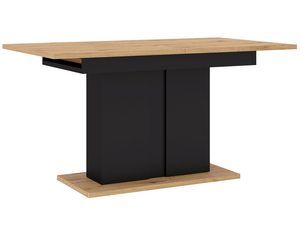 Miniaturka 2 - Stół rozkładany czarno brązowy w stylu loftowym do eleganckiej jadalni