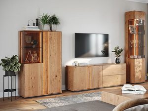 Miniaturka 7 - Zestaw mebli z drewna dębowego