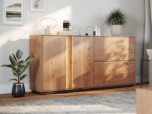 Miniaturka 1 - Komoda drewniana z podświetleniem