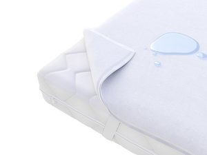 Miniaturka 1 - Wodoodporny ochraniacz na materac z elastyczną powłoką kolor biały