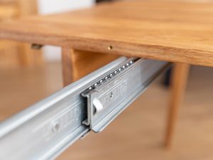 Miniaturka 7 - Rozkładany stół dębowy z nogami w stylu skandynawskim