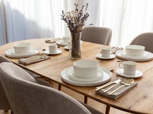 Miniaturka 10 - Okrągły stół dębowy w stylu skandynawskim, idealny do jadalni