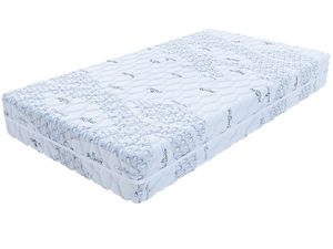 Miniaturka 1 - Materac z pokrowcem z włóknami bambusa kolor biały