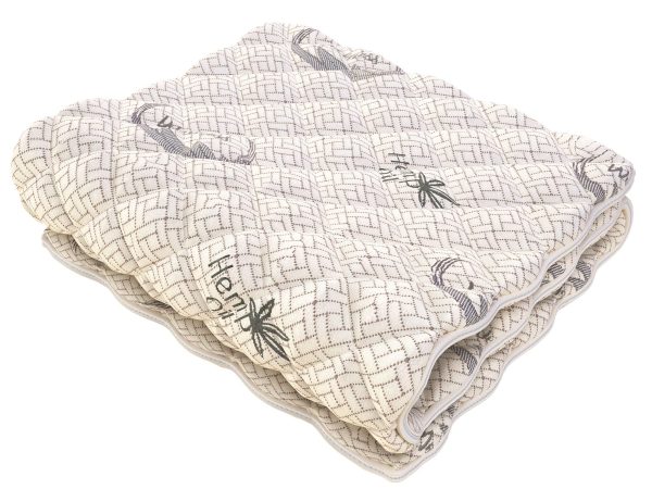 Pokrowiec na materac z włóknami bambusa kolor biały