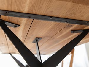 Miniaturka 12 - Metalowa podstawa stołu dębowego, industrialny design