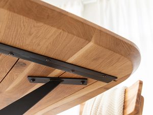 Miniaturka 13 - Metalowa podstawa stołu dębowego, industrialny design