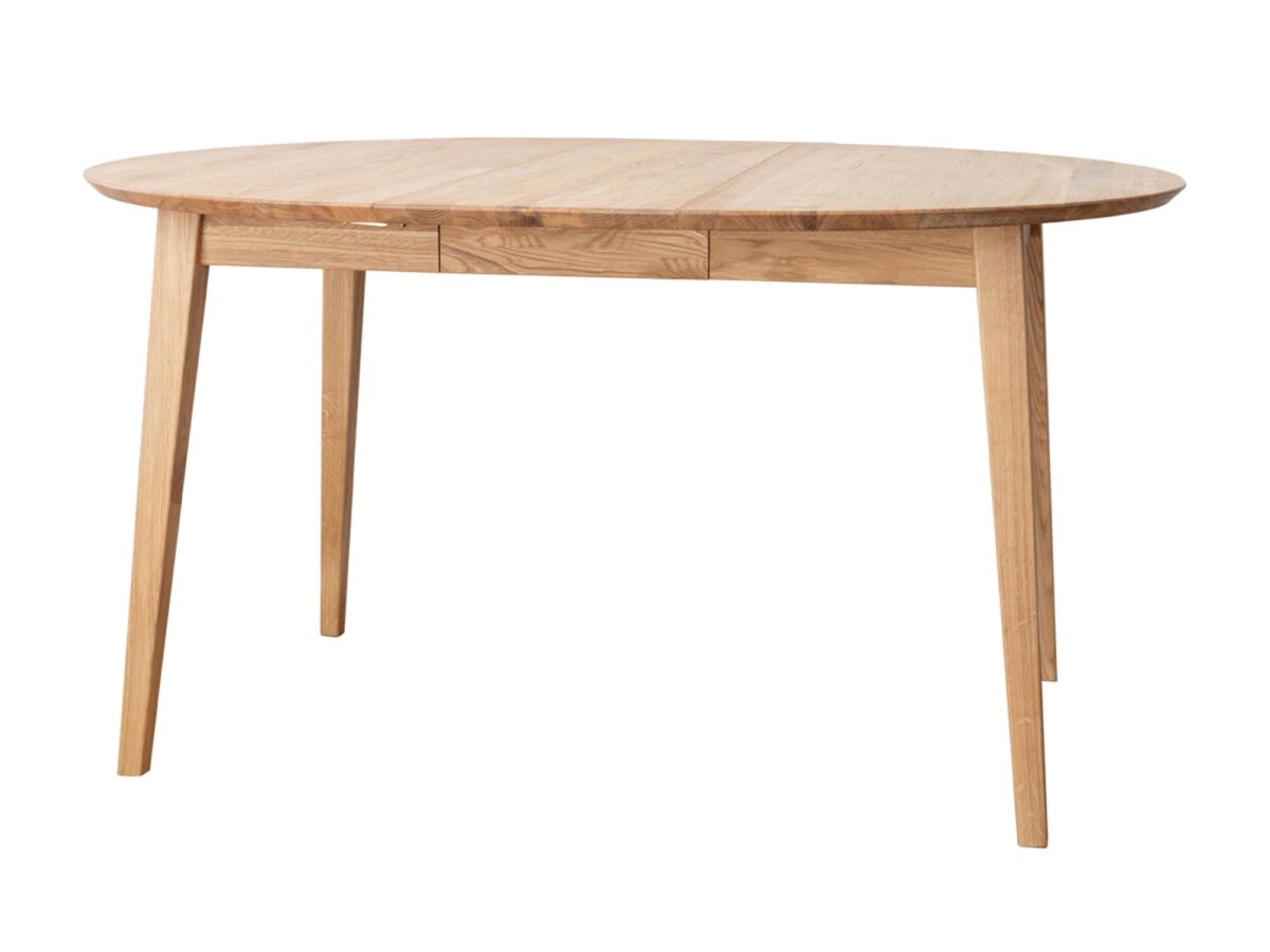 Rozsuwany Stół Dębowy Okrągły Basic