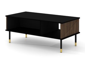 Miniaturka 1 - czarny stolik kawowy z frontami eleganckimi