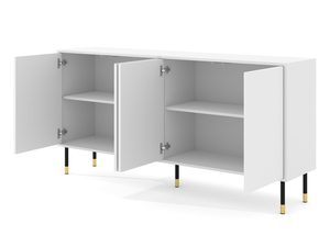 Miniaturka 14 - Przestronna komoda z pozłacanymi nogami