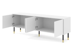 Miniaturka 14 - Szafka RTV z ozdobnymi frontami i eleganckimi nogami