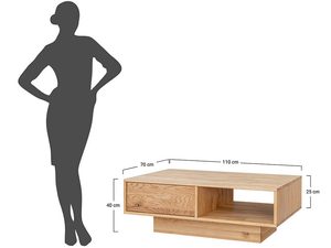 Miniaturka 10 - Wymiary regału dębowego, nowoczesny design