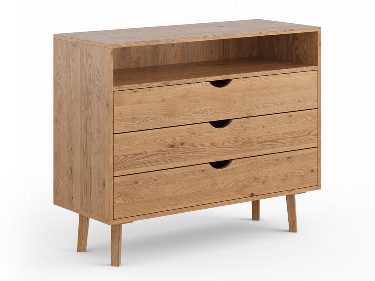 Klasyczna Komoda Dębowa Lina