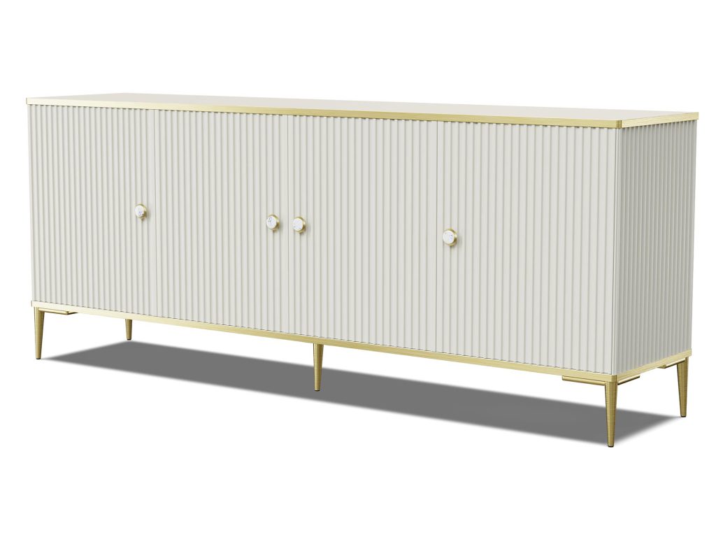 Elegancka Komoda Castellano z Frezowanymi Bokami