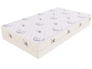 Miniaturka 1 - Materac z pokrowcem z włóknami bambusa i oddychającą powłoką kolor biały