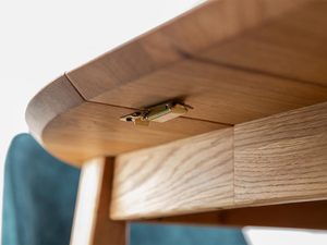 Miniaturka 2 - Zawias do rozkładania stołu dębowego, solidna konstrukcja