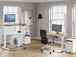 Miniaturka 3 - Ergonomiczne biurko z regulacją wysokości do nowoczesnego gabinetu