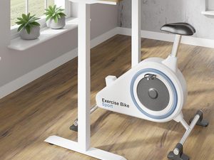 Miniaturka 5 - Nowoczesne biurko z regulacją wysokości i drewnianym blatem