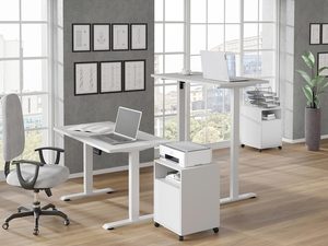 Miniaturka 28 - Nowoczesne biuro z biurkami z regulacją wysokości