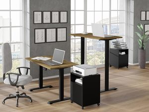 Miniaturka 20 - Ergonomiczne biurko z regulacją wysokości do przestronnego biura