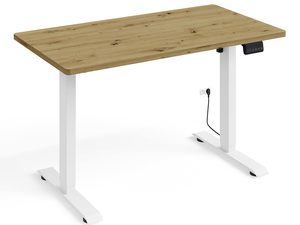 Miniaturka 1 - Drewniane biurko z regulacją wysokości do stylowego gabinetu