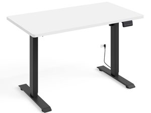 Miniaturka 30 - Biurko z regulacją wysokości i białym blatem do nowoczesnego biura