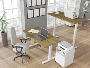 Miniaturka 6 - Biurko z regulacją wysokości do nowoczesnego gabinetu