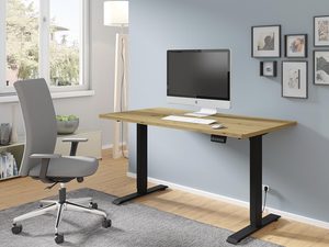 Miniaturka 18 - Elektryczne biurko z regulacją wysokości do przestronnego biura