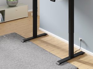 Miniaturka 24 - Białe biurko z regulacją wysokości do nowoczesnego biura