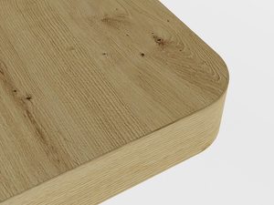 Miniaturka 42 - Detal blatu z jasnego drewna do biurka