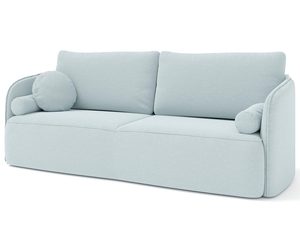 Miniaturka 21 - Sofa w pastelowym kolorze jasnoniebieskim