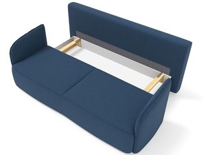 Miniaturka 10 - Nowoczesna granatowa sofa w eleganckim wnętrzu