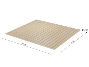 Miniaturka 2 - Podkład na podłokietnik, jasne drewno, styl skandynawski z wymiarami