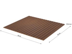 Miniaturka 22 - Drewniany podkład na podłokietnik, ciemny brąz, nowoczesny design