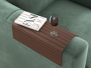 Miniaturka 24 - Drewniany podkład na podłokietnik, elegancki brąz, styl nowoczesny