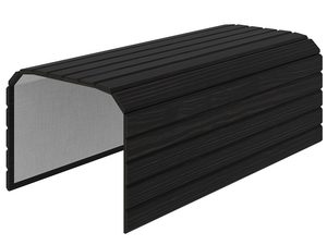 Miniaturka 25 - Drewniany podkład na podłokietnik, czarny nowoczesny design