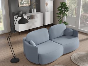 Miniaturka 12 - Nowoczesna sofa modułowa w stylu skandynawskim, jasnoniebieska