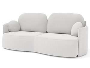 Miniaturka 21 - Jasnoszara sofa z poduszkami, idealna do nowoczesnego wnętrza