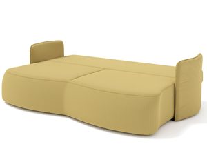 Miniaturka 17 - Wygodna sofa w odcieniu żółtym do nowoczesnego wnętrza
