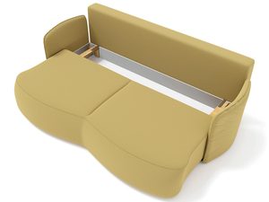 Miniaturka 16 - Żółta sofa modułowa z zaokrąglonym oparciem