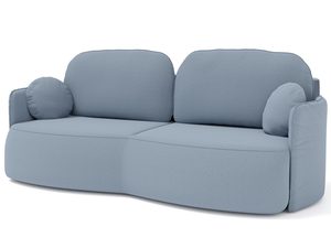 Miniaturka 7 - Komfortowa sofa w niebieskiej tkaninie do salonu