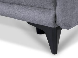 Miniaturka 31 - Detal na metalową nogę w kolorze czarnym w narożniku