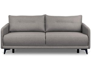 Miniaturka 8 - Szara sofa z prostymi podłokietnikami i nowoczesnym designem